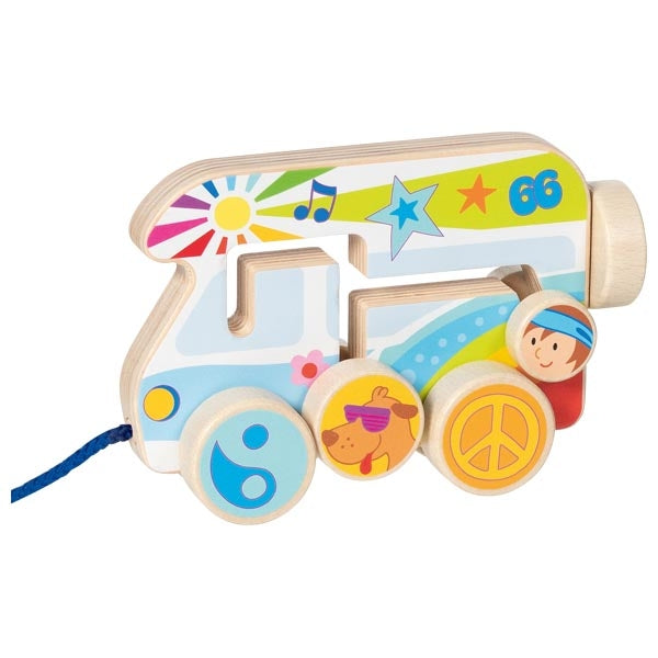 Nachziehen & Schieben goki Ziehfahrzeug Camper Van