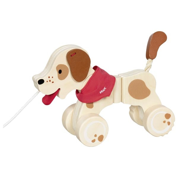 Nachziehen & Schieben goki Ziehtier Hund Max