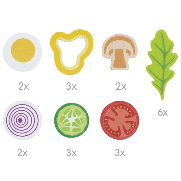 Spielwelt goki Salat Set Vitalbowl
