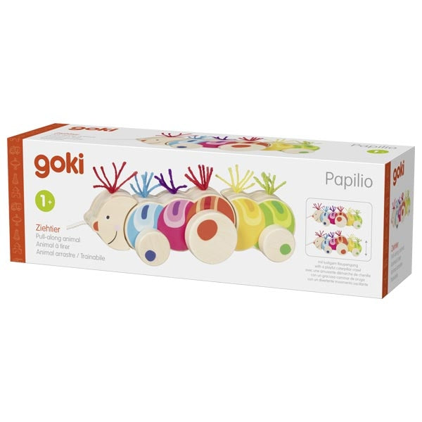 Nachziehen & Schieben goki Ziehtier Raupe Papilio
