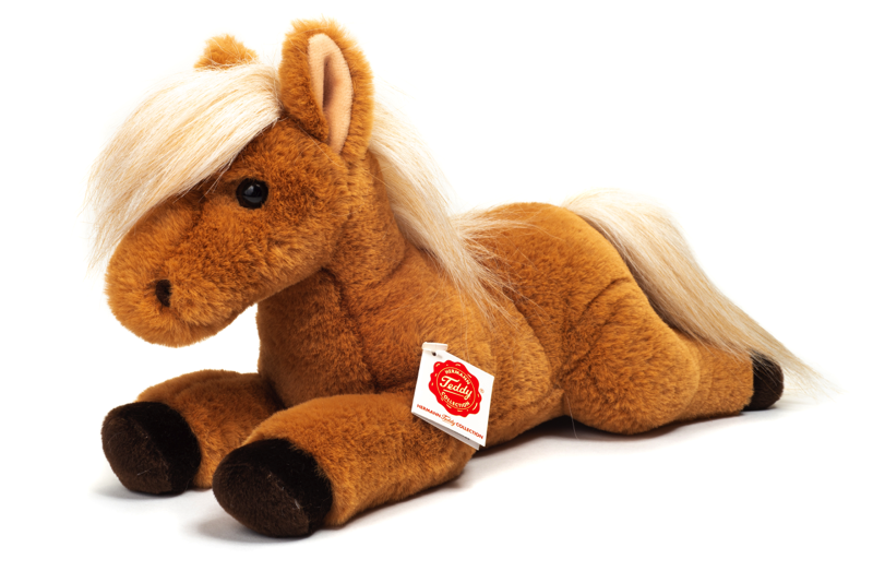 Plüschtier Teddy Hermann Teddy-Herrmann ⎮Pferd liegend ⎮ 34 cm