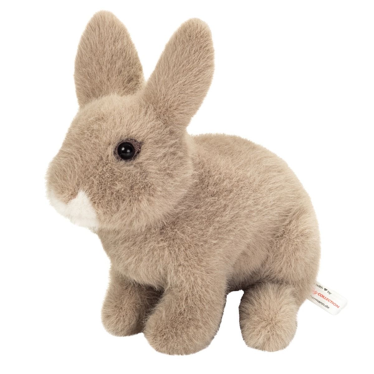 Plüschtier Teddy Hermann Teddy-Herrmann ⎮Hase sitzend grau ⎮ 20 cm