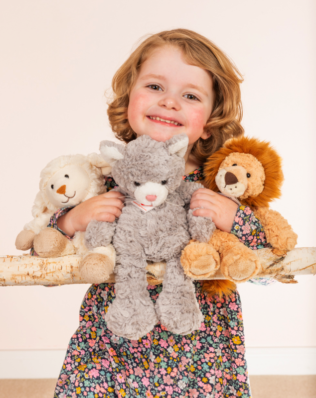 Plüschtier Teddy Hermann Teddy-Herrmann ⎮ Schäfchen Maggi - Schlenkertier⎮ 27 cm