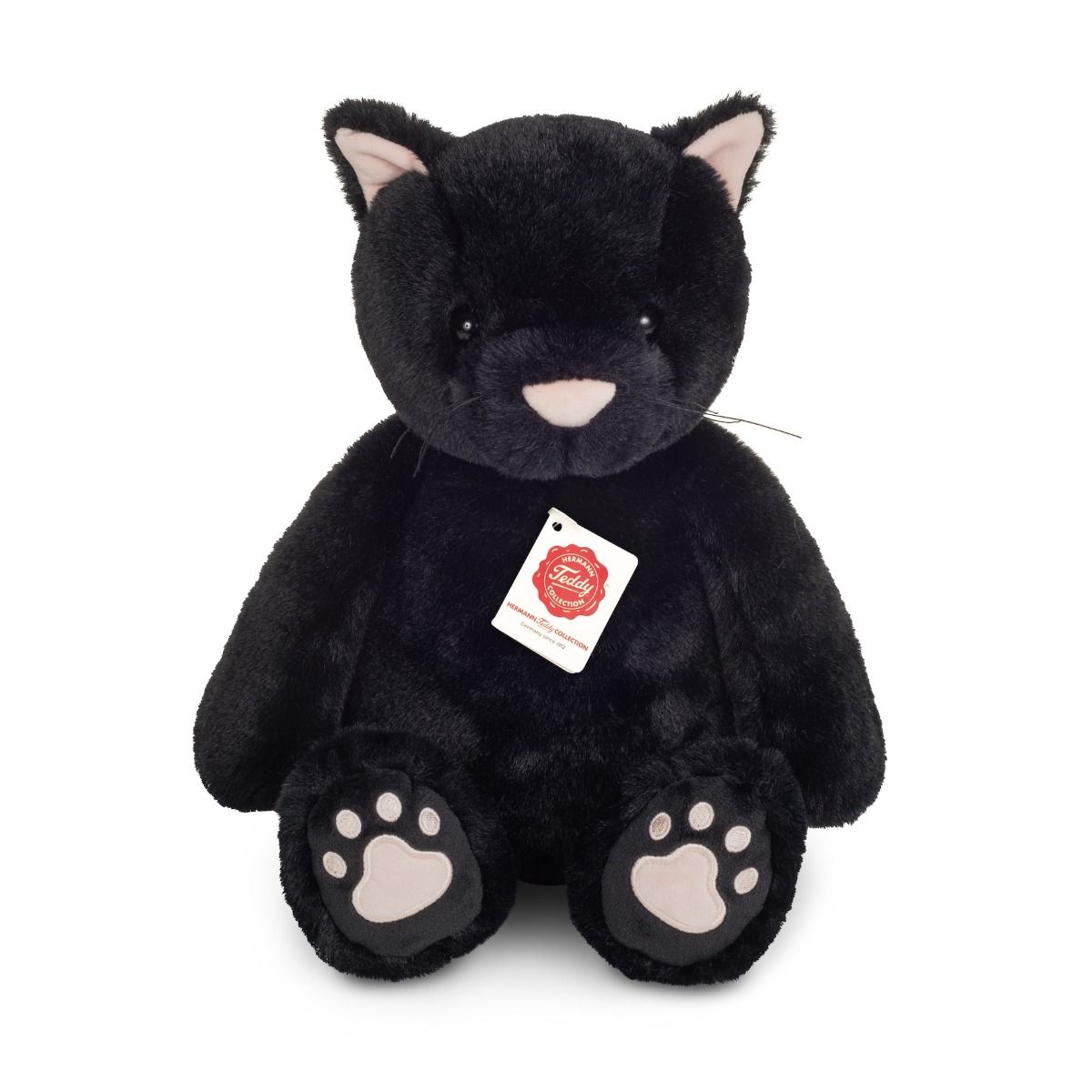 Teddy-Herrmann ⎮ Schlenkerkatze Tilly schwarz ⎮ 35 cm