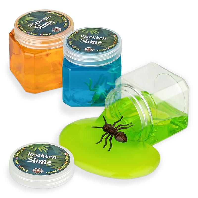 Trendhaus ZOO Insekten-Slime 125g, 3-fach sortiert