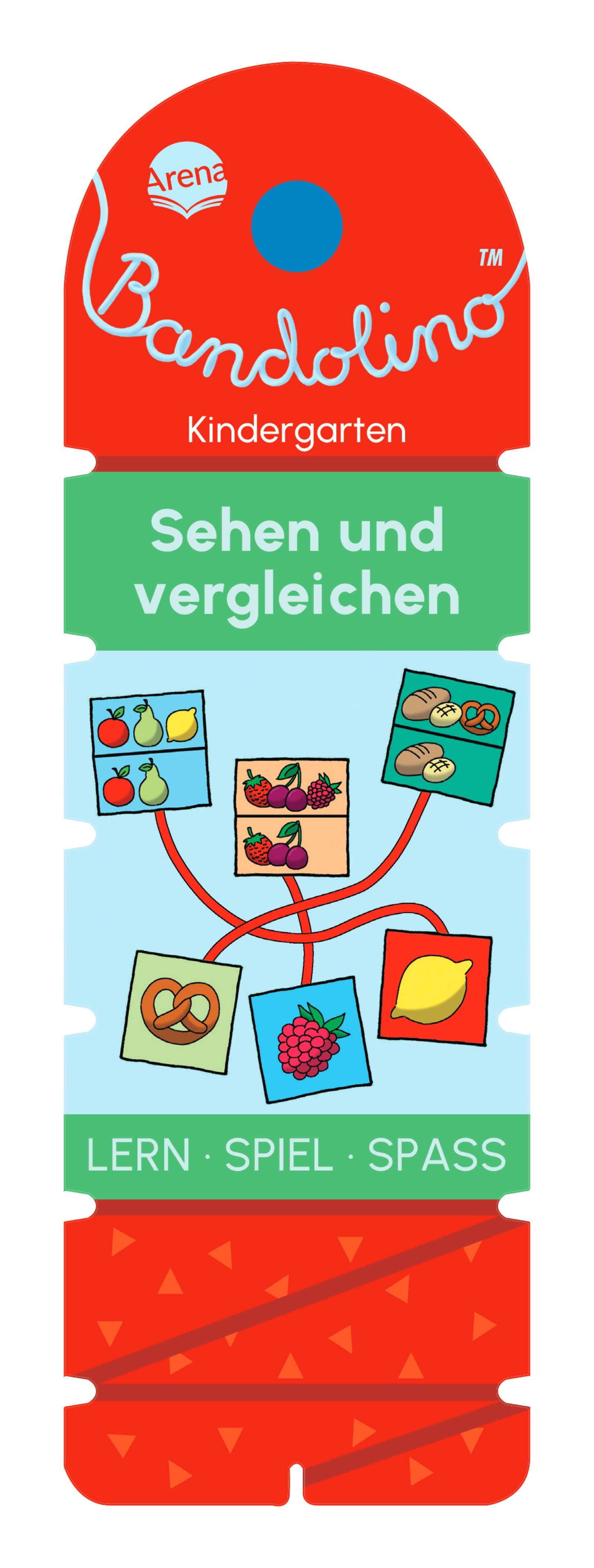 Lernspiel Arena Verlag Bandolino. Sehen und vergleichen
