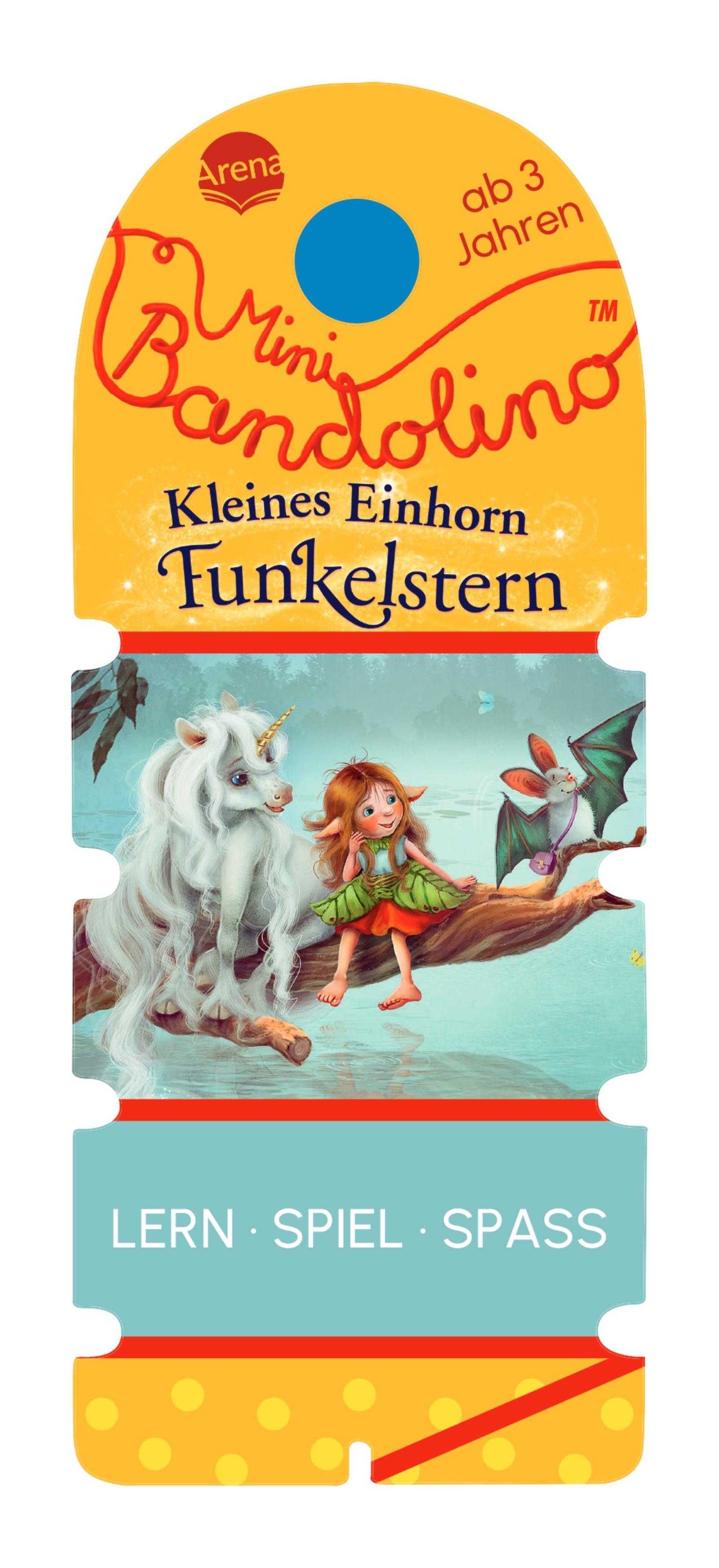 Lernspiel Arena Verlag Mini Bandolino. Kleines Einhorn Funkelstern