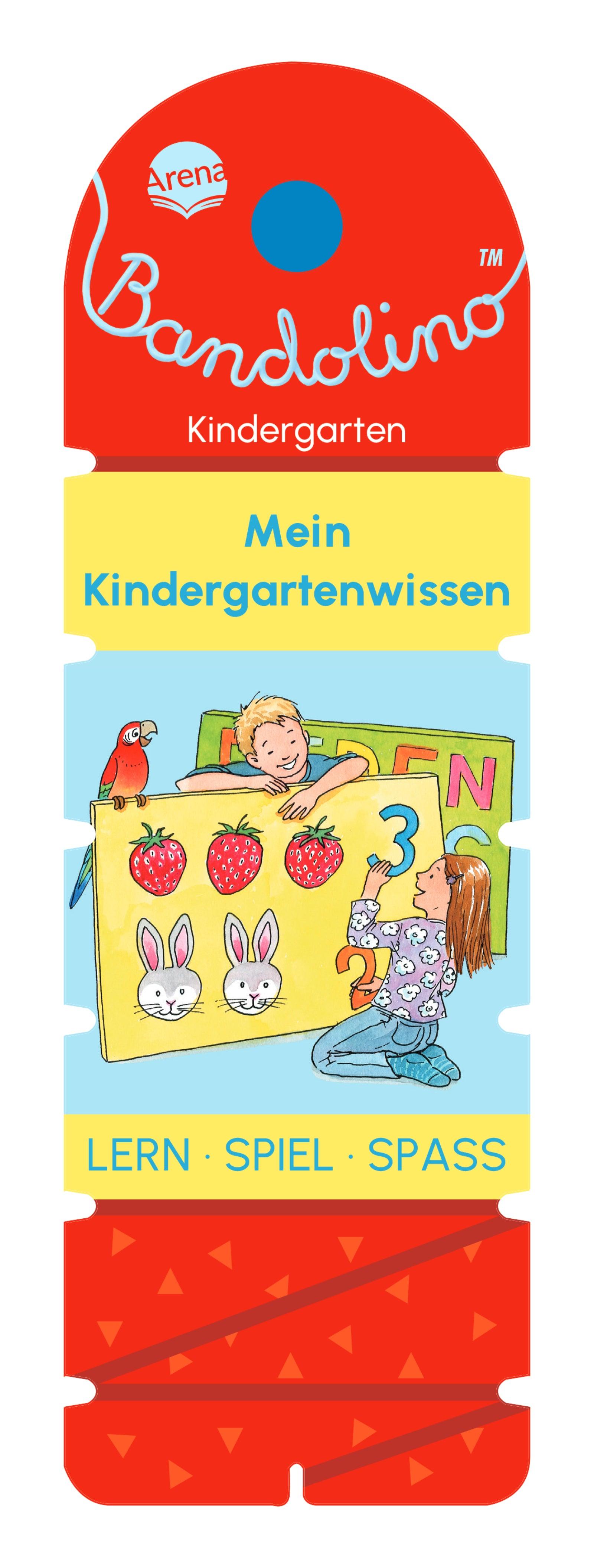 Lernspiel Arena Verlag Bandolino. Mein Kindergartenwissen