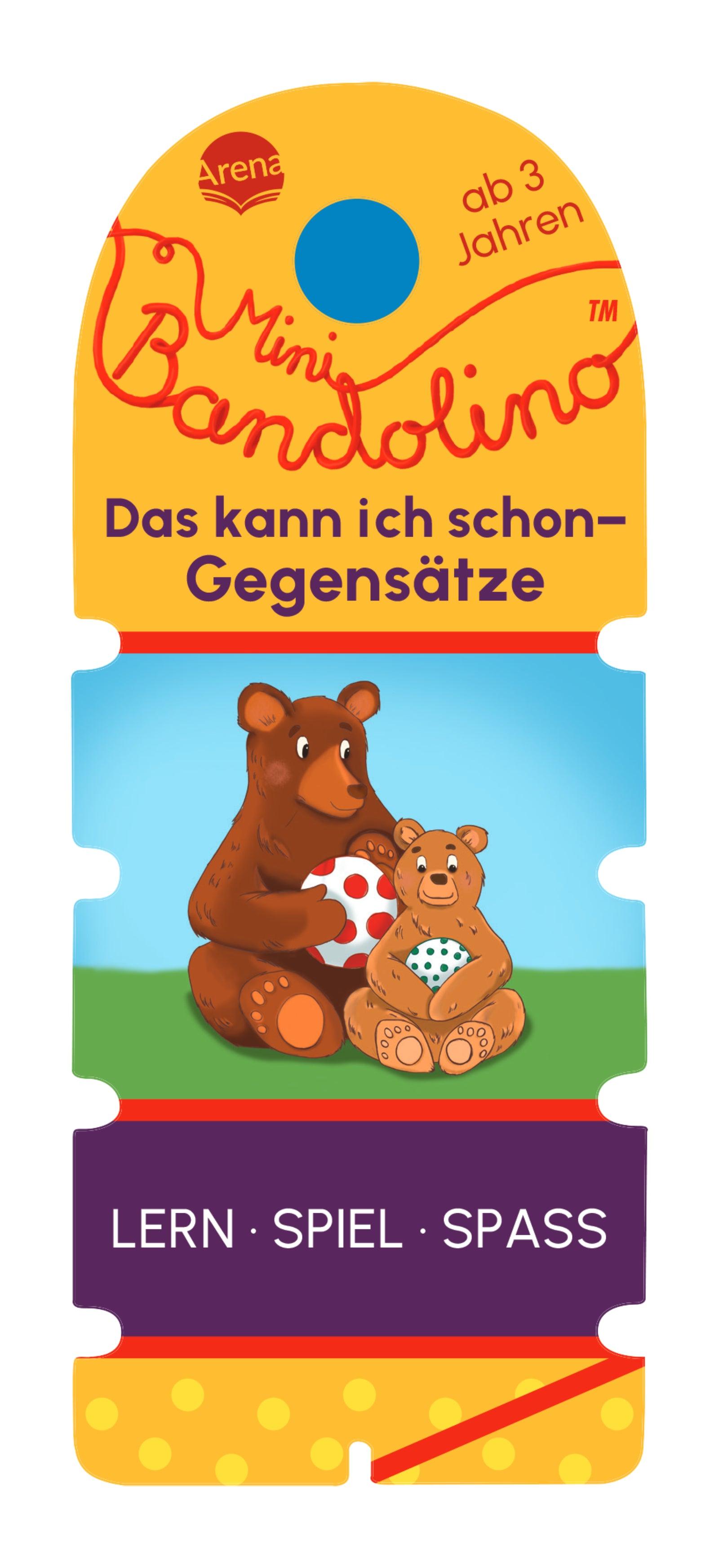 Lernspiel Arena Verlag Mini Bandolino. Das kann ich schon – Gegensätze