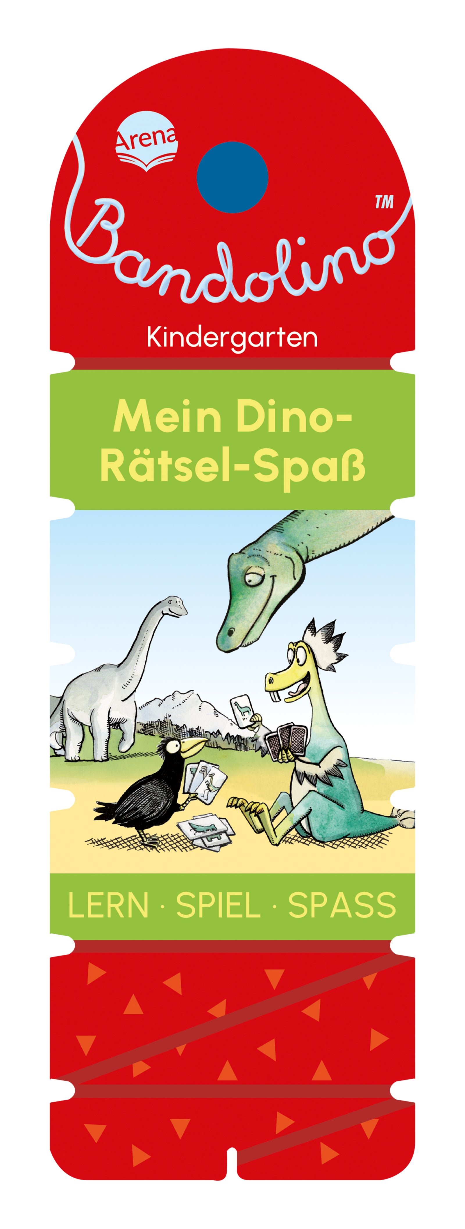 Lernspiel Arena Verlag Bandolino. Mein Dino-Rätsel-Spaß