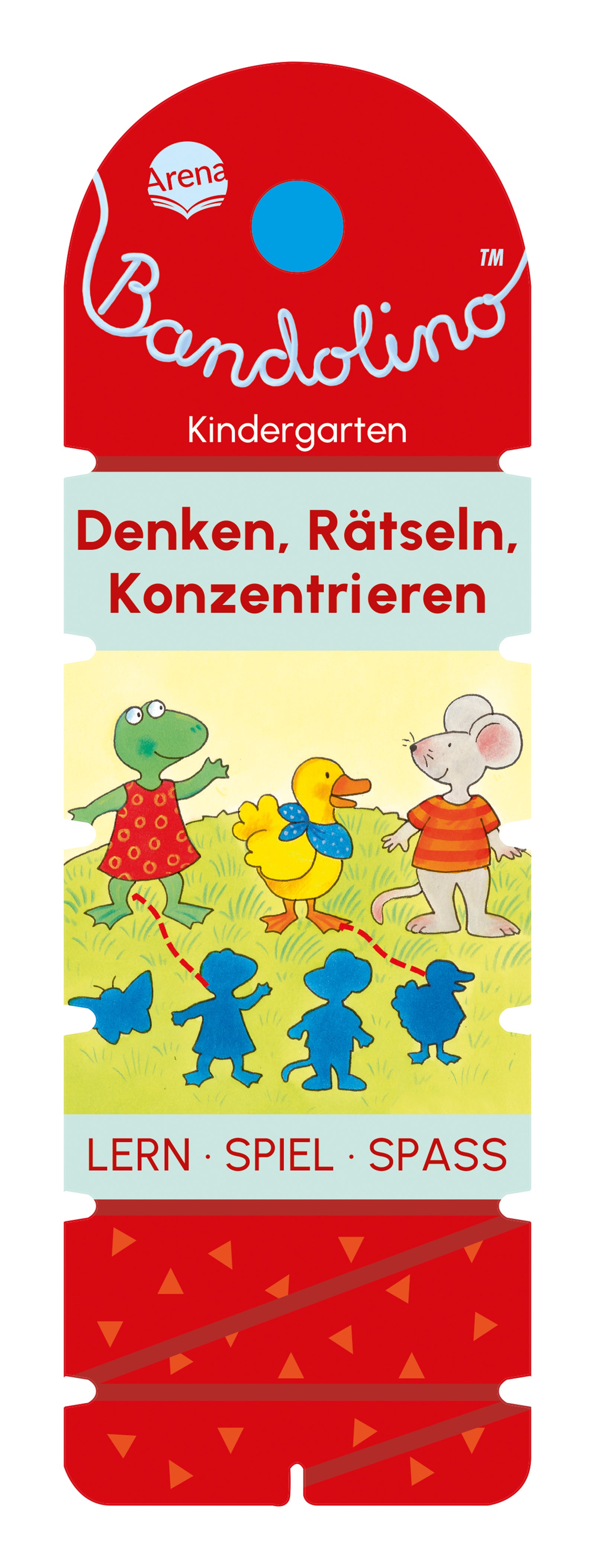 Lernspiel Arena Verlag Bandolino. Denken, Rätseln, Konzentrieren