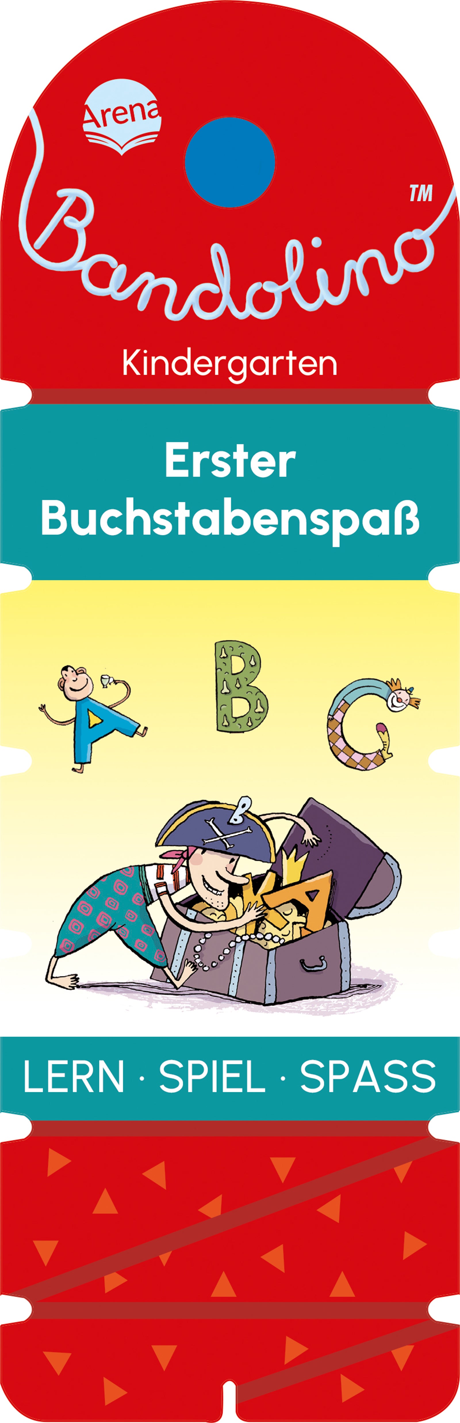 Lernspiel Arena Verlag Bandolino. Erster Buchstabenspaß