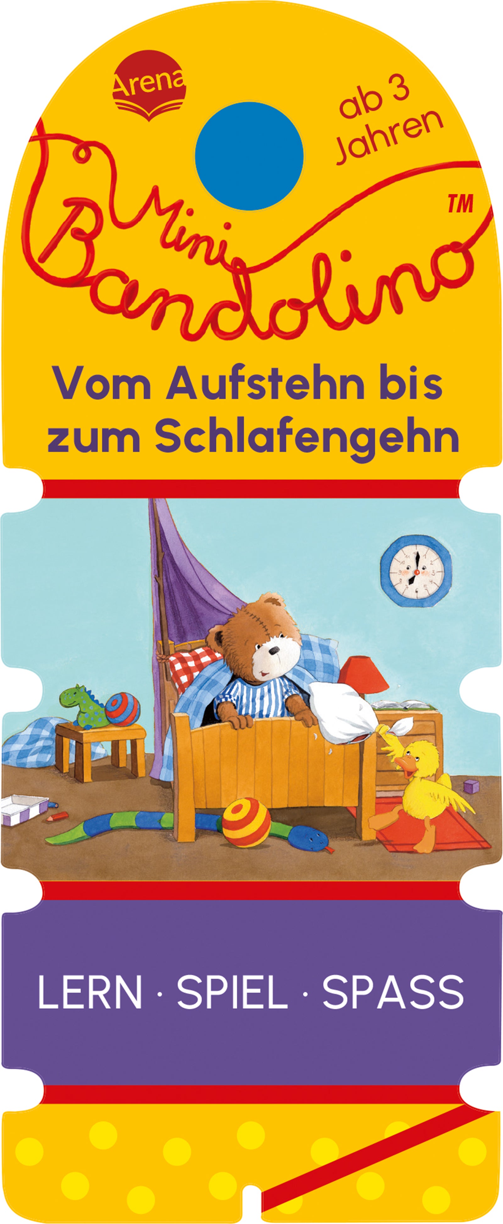 Lernspiel Arena Verlag Mini Bandolino. Vom Aufstehn bis zum Schlafengehn