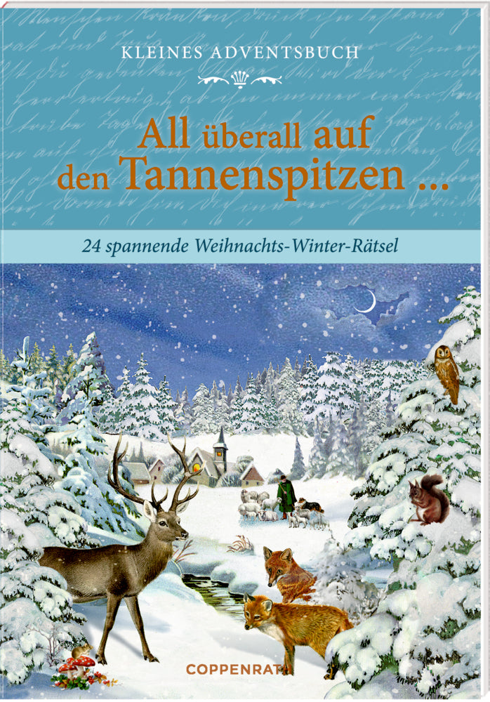 Adventskalender Coppenrath Verlag All überall auf den Tannenspitzen, Adventskalender-Buch