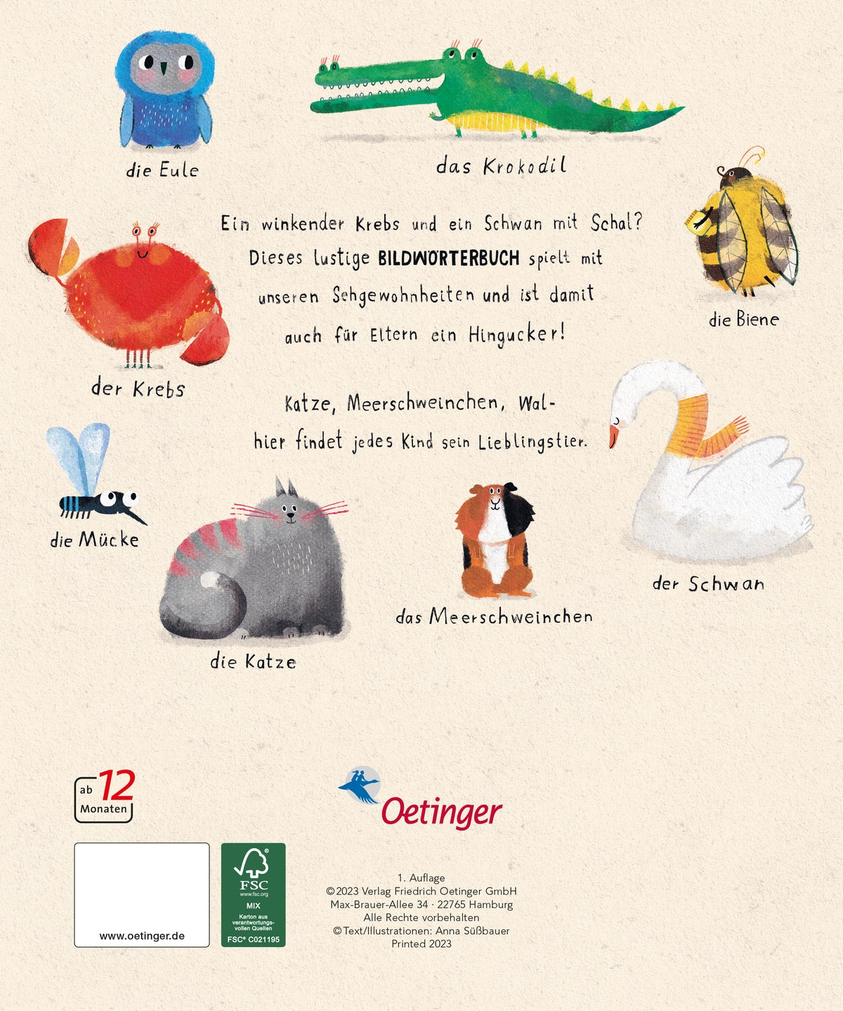 Bilderbuch Oetinger Verlagsgruppe Meine ersten Tiere