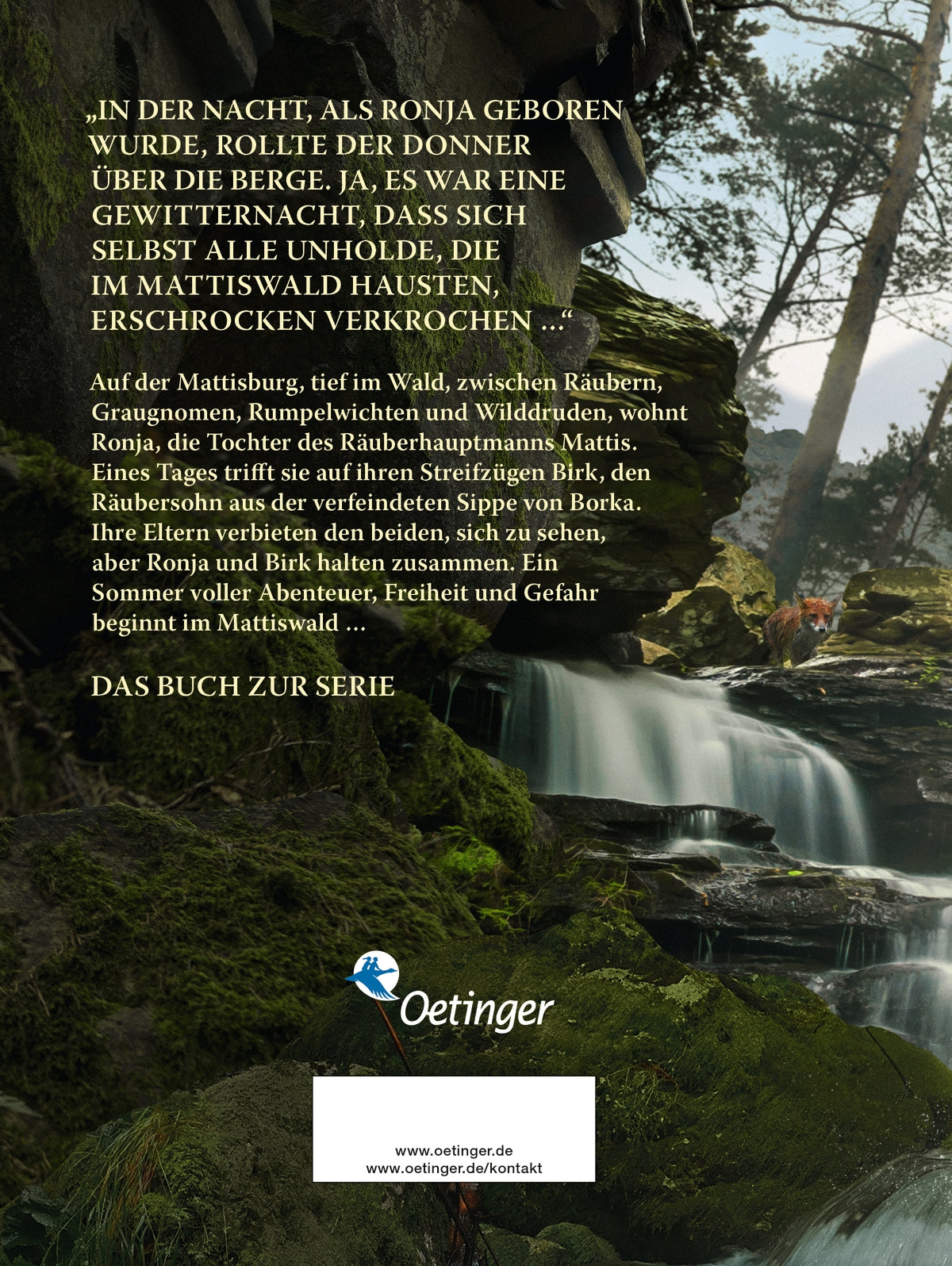 Buch Oetinger Verlagsgruppe Ronja Räubertochter. Das Buch zur Serie