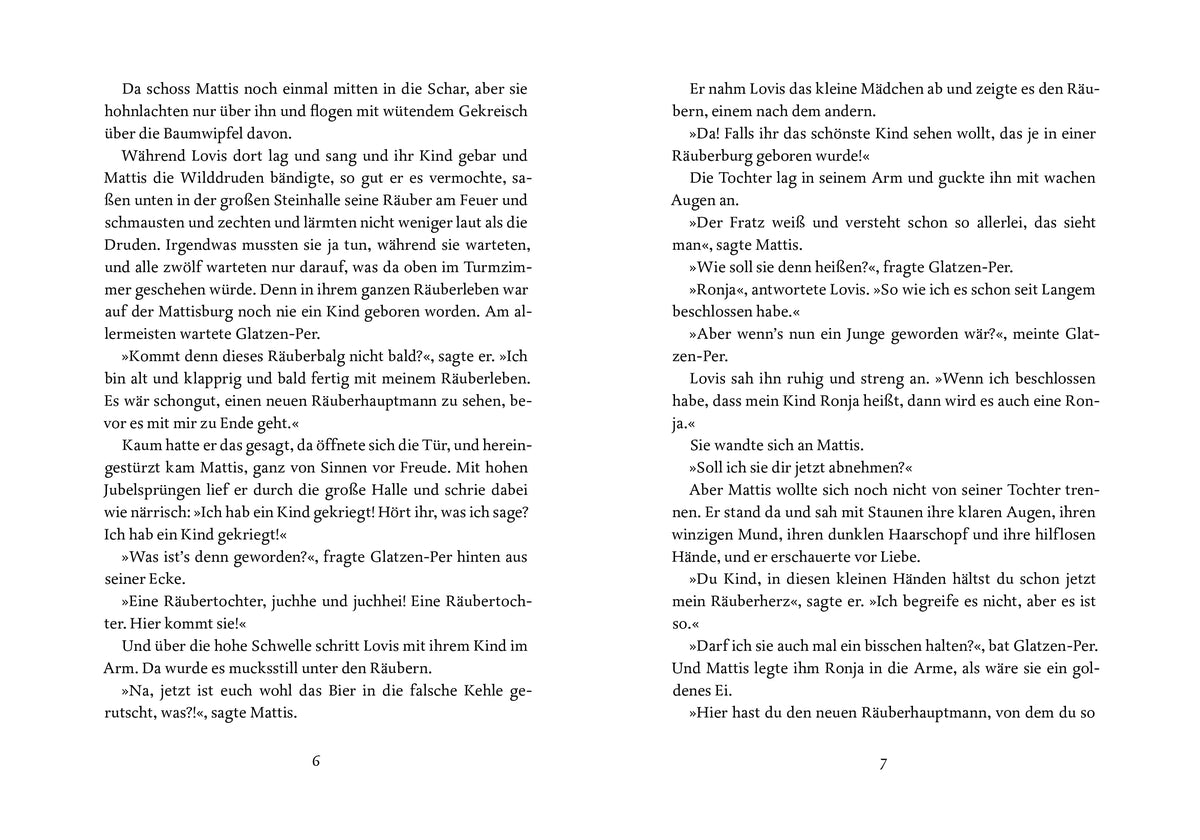 Buch Oetinger Verlagsgruppe Ronja Räubertochter. Das Buch zur Serie