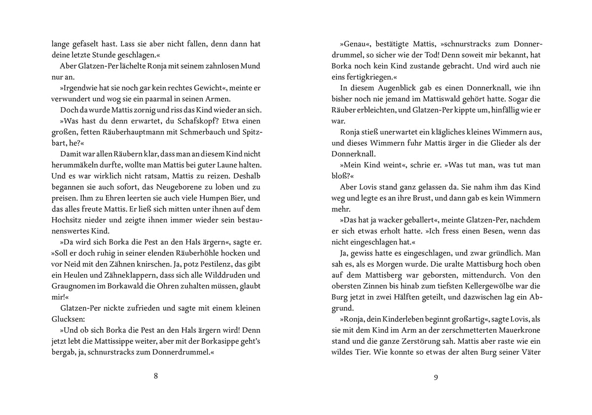 Buch Oetinger Verlagsgruppe Ronja Räubertochter. Das Buch zur Serie