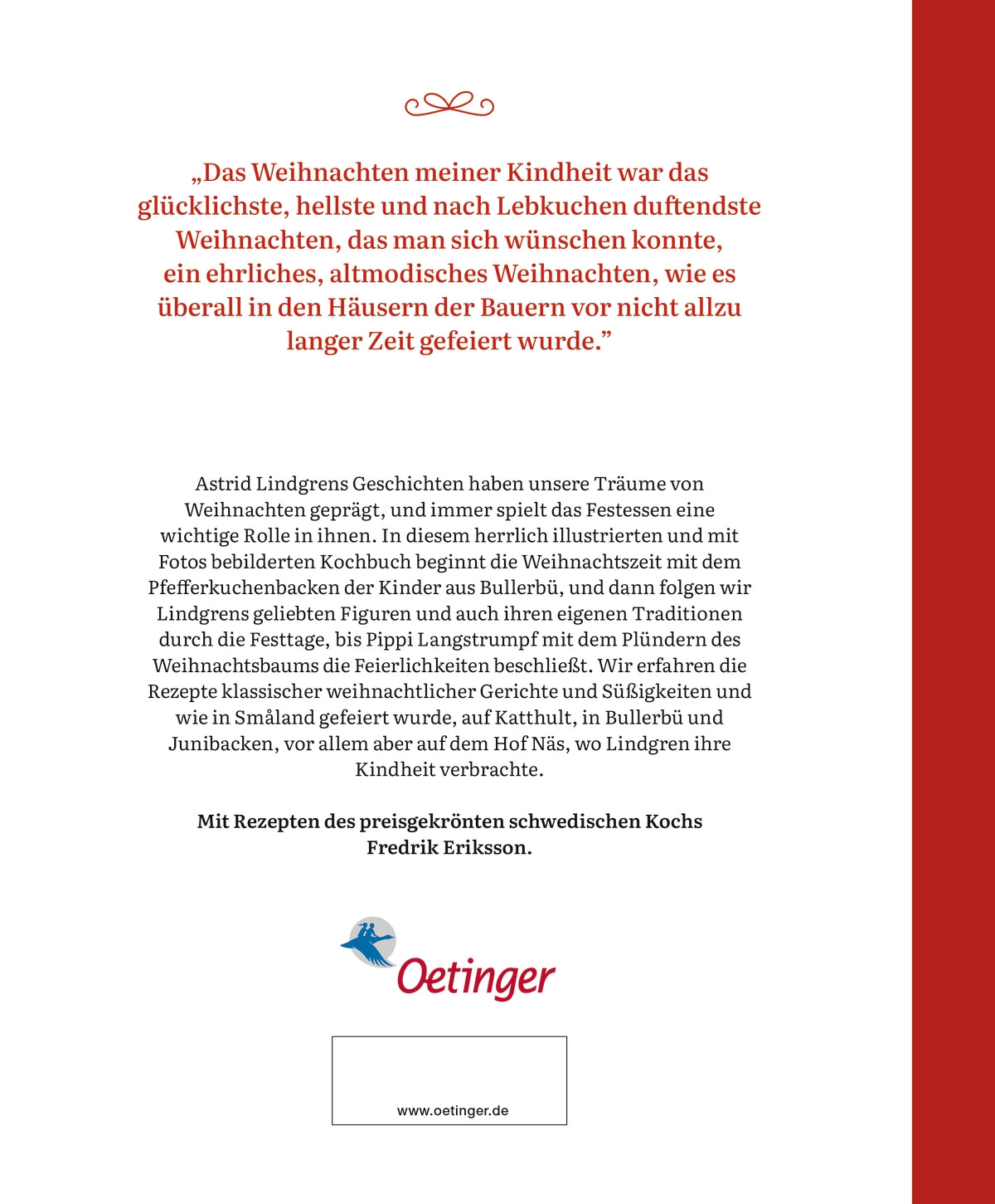 Buch Oetinger Verlagsgruppe So schmeckt mein Weihnachten