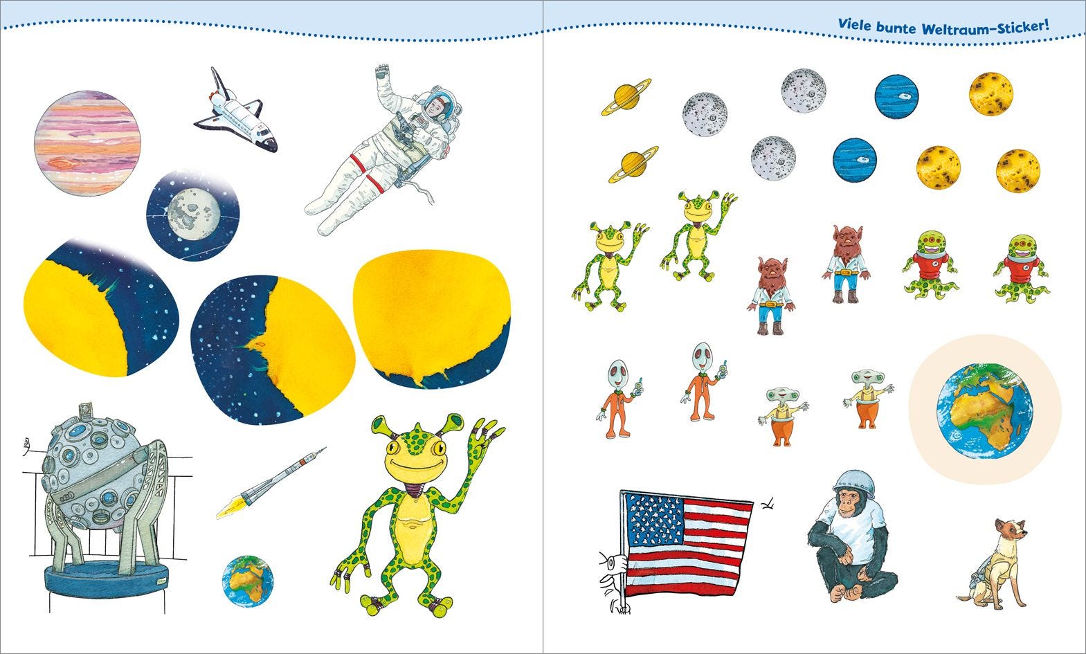 Buch Tessloff WIW Junior Mitmach-Heft Weltraum