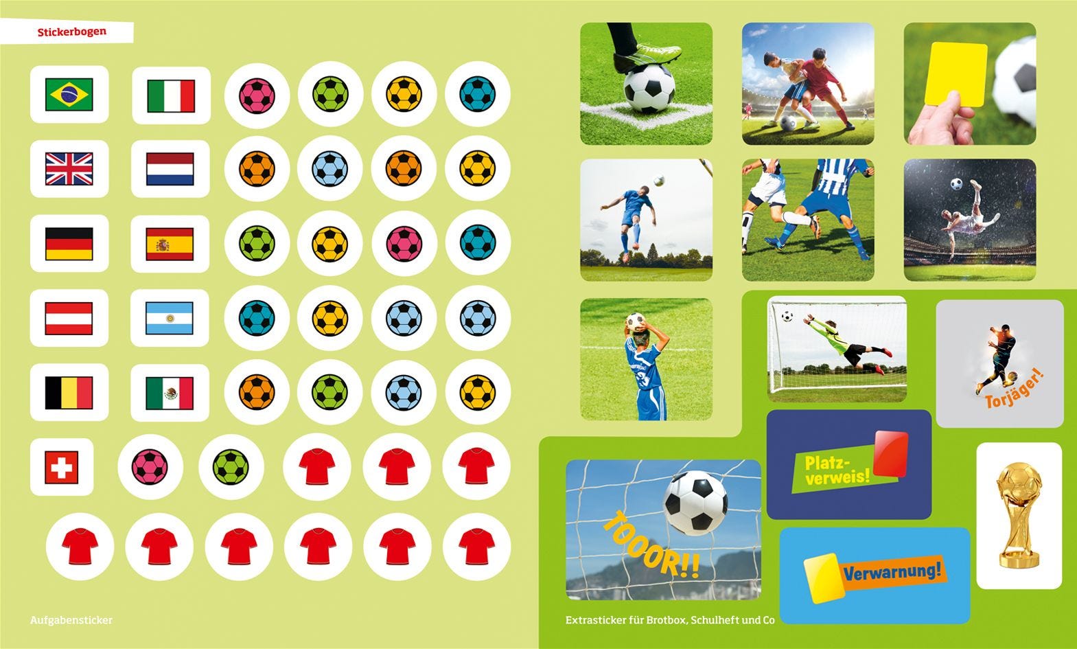 Buch Tessloff WAS IST WAS Rätseln und Stickern: Fußball