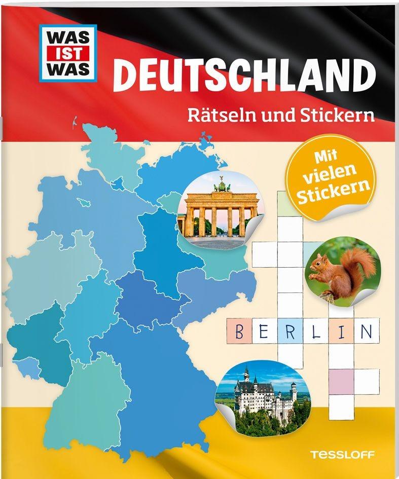 Buch Tessloff WAS IST WAS Rätseln und Stickern: Deutschland