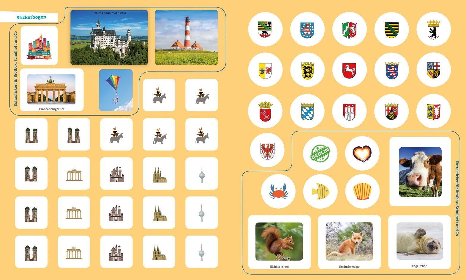 Buch Tessloff WAS IST WAS Rätseln und Stickern: Deutschland