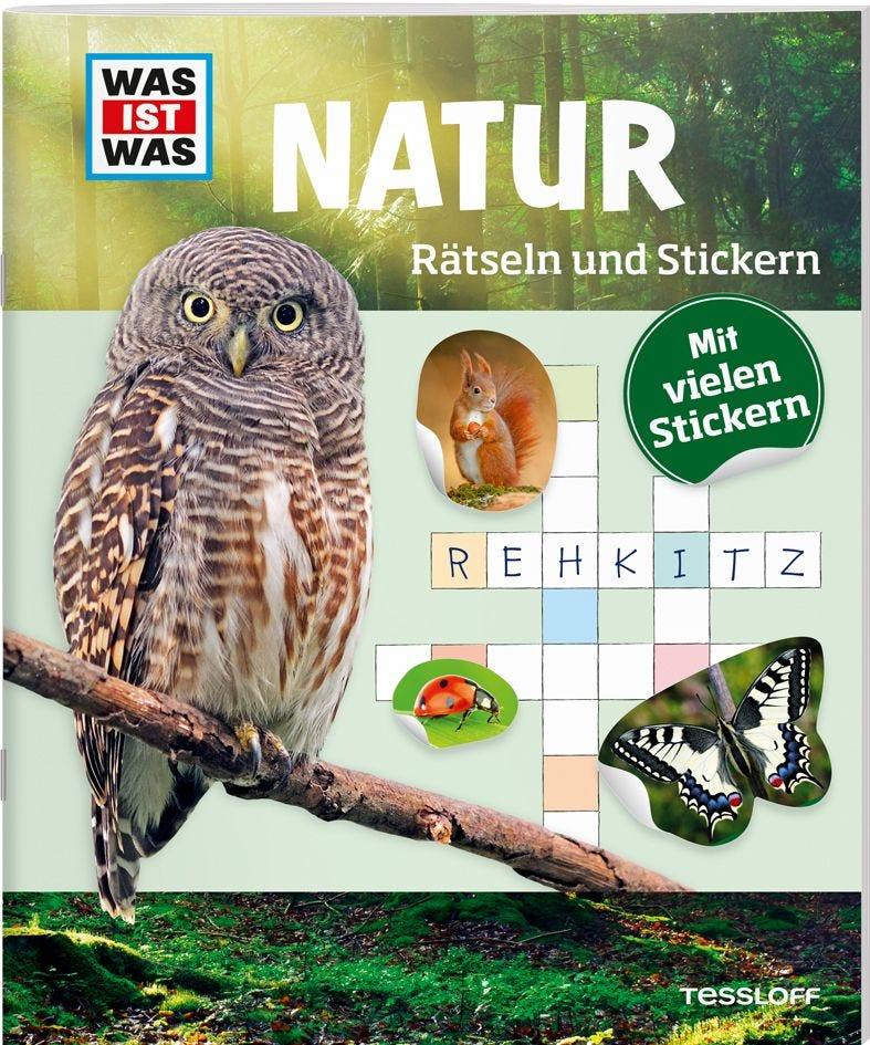Buch Tessloff WAS IST WAS Rätseln und Stickern: Natur