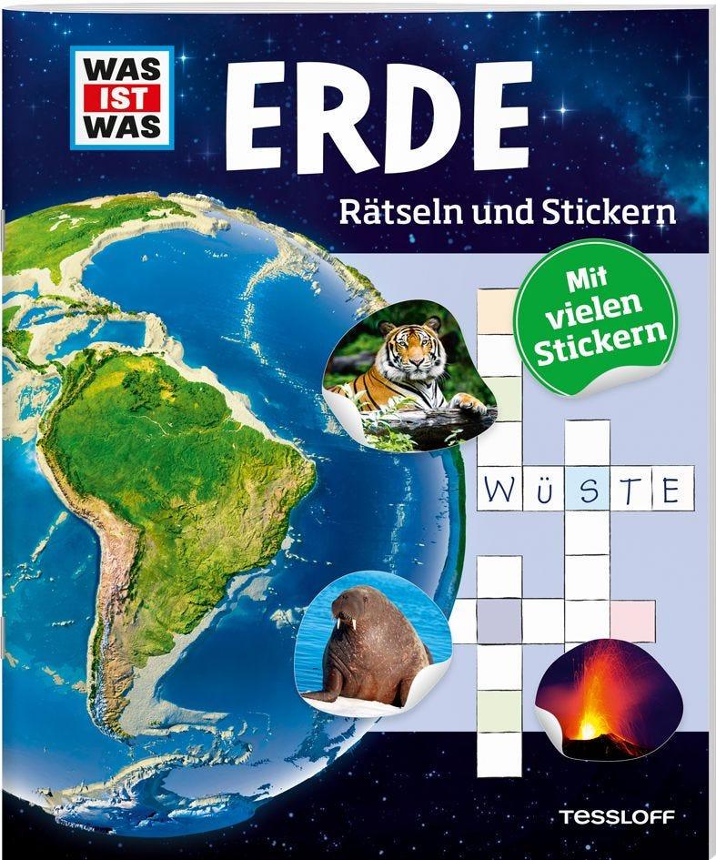 Buch Tessloff WAS IST WAS Rätseln und Stickern: Erde