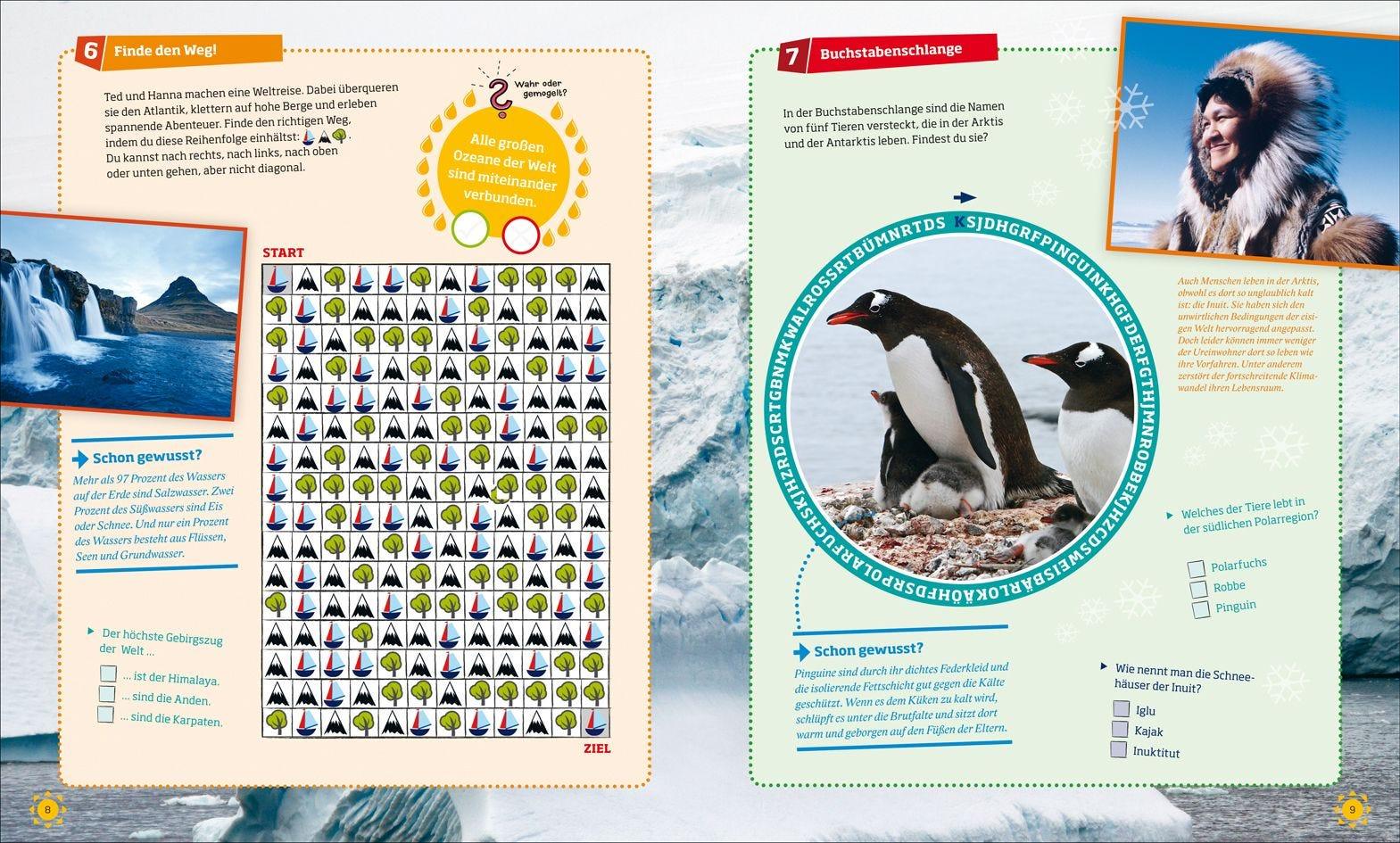 Buch Tessloff WAS IST WAS Rätseln und Stickern: Natur