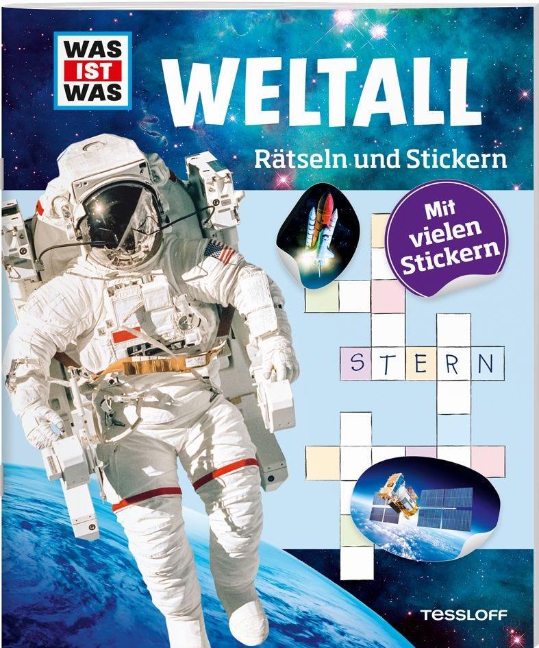Buch Tessloff WAS IST WAS Rätseln und Stickern: Weltall
