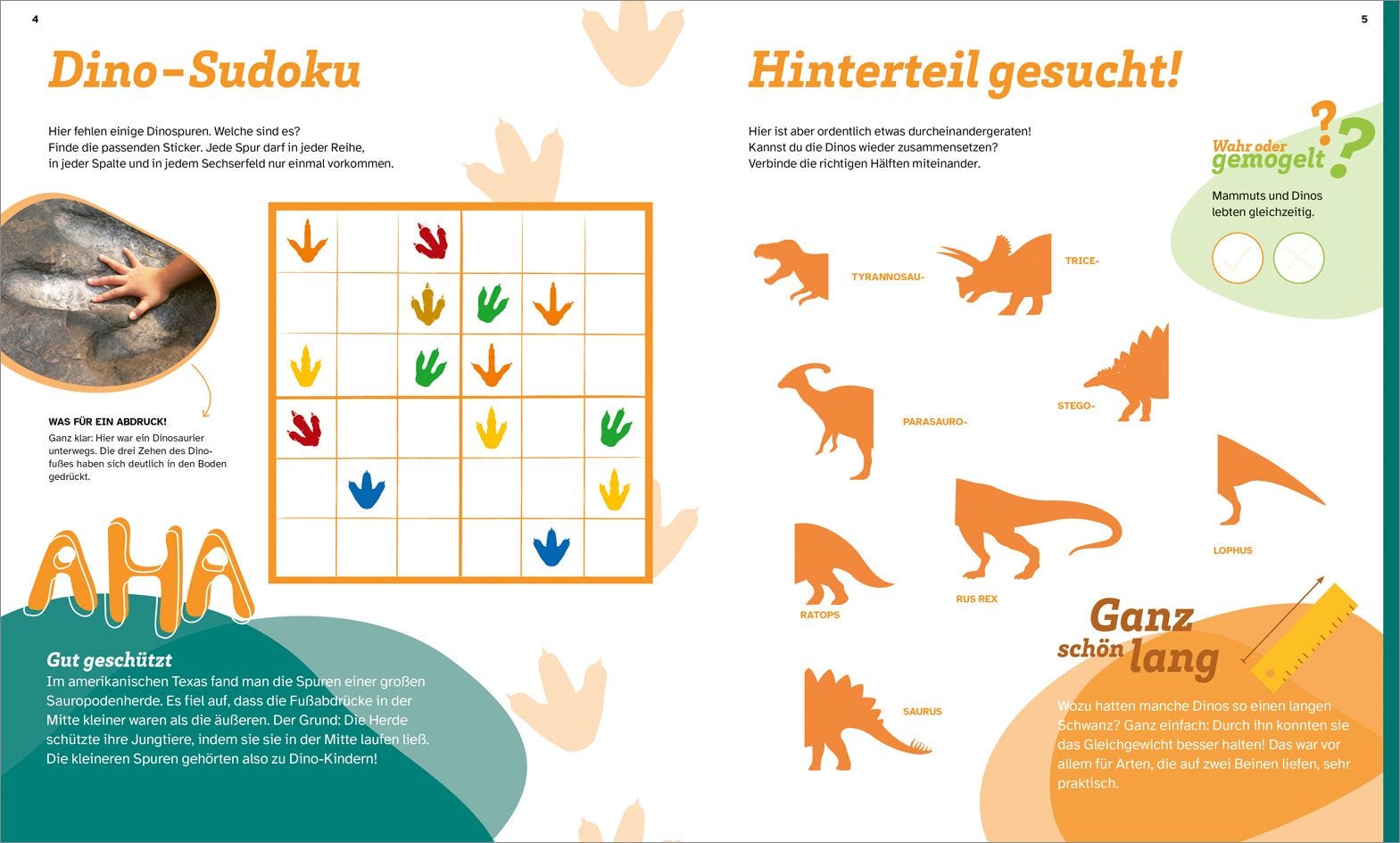Buch Tessloff WAS IST WAS Rätseln und Stickern: Dinosaurier