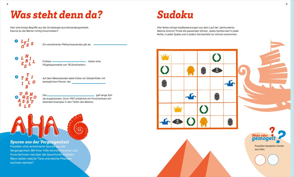 Buch Tessloff WAS IST WAS Rätseln und Stickern: Geschichte