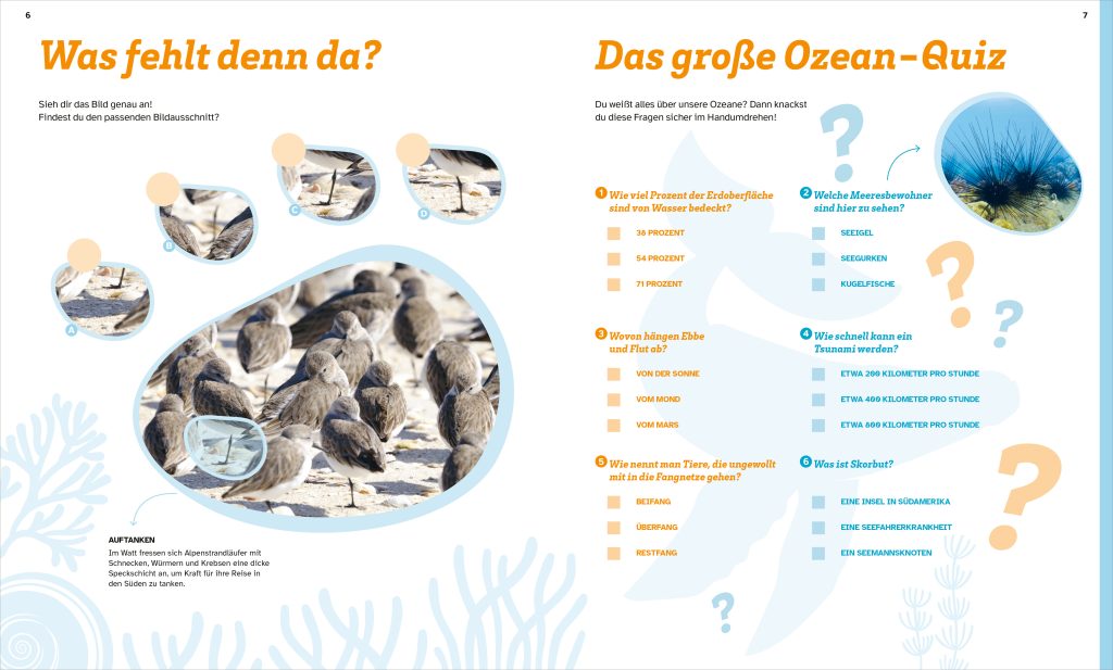 WAS IST WAS Rätseln und Stickern: Ozeane
