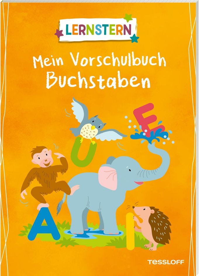 Rätselbuch Tessloff LERNSTERN. Mein Vorschulbuch Buchstaben