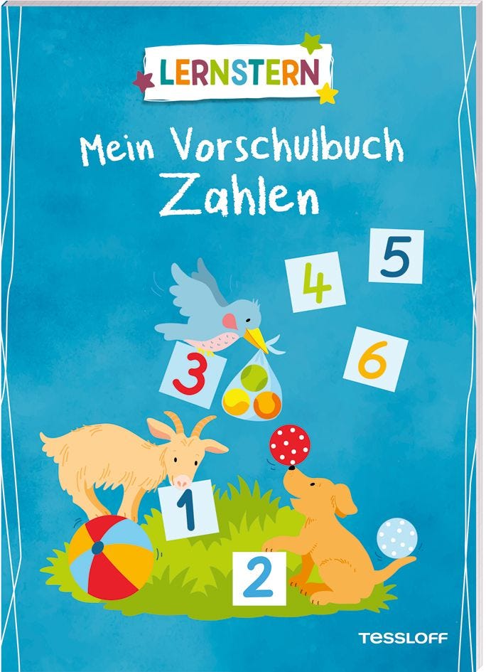 Rätselbuch Tessloff LERNSTERN. Mein Vorschulbuch Zahlen