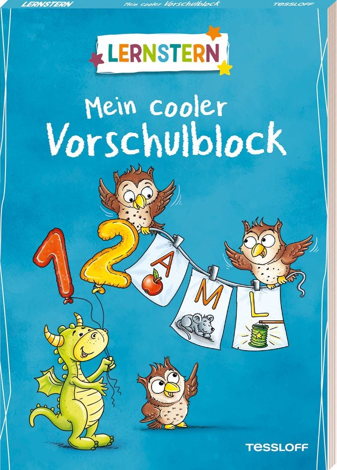 Rätselbuch Tessloff LERNSTERN. Mein cooler Vorschulblock