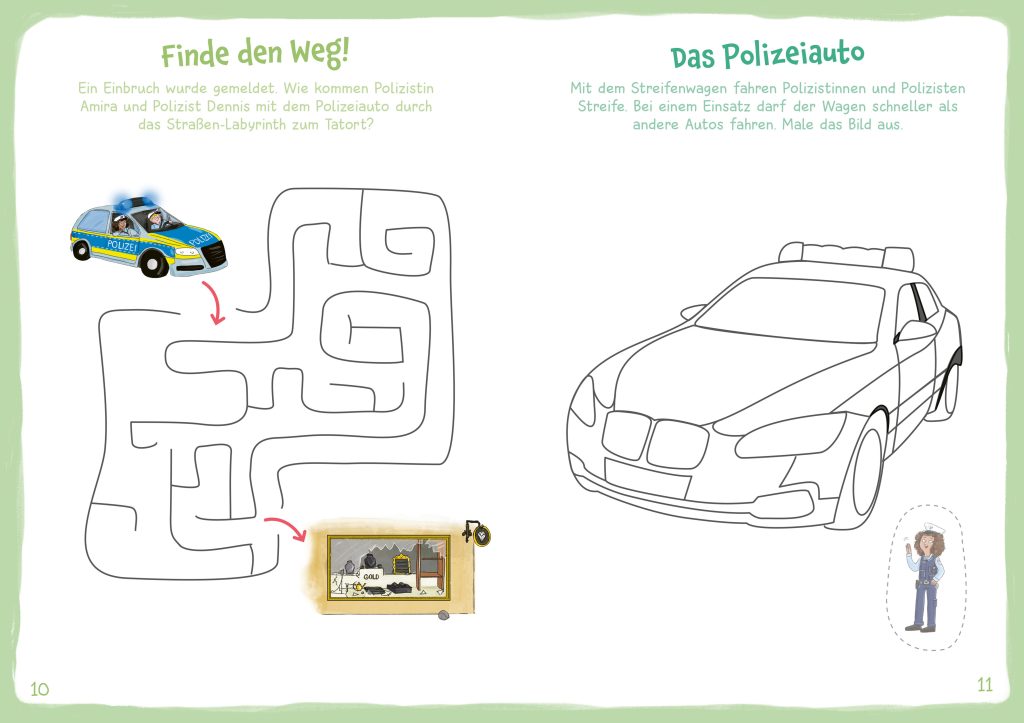 Malen Tessloff WAS IST WAS Meine Welt Mach mit! Polizei