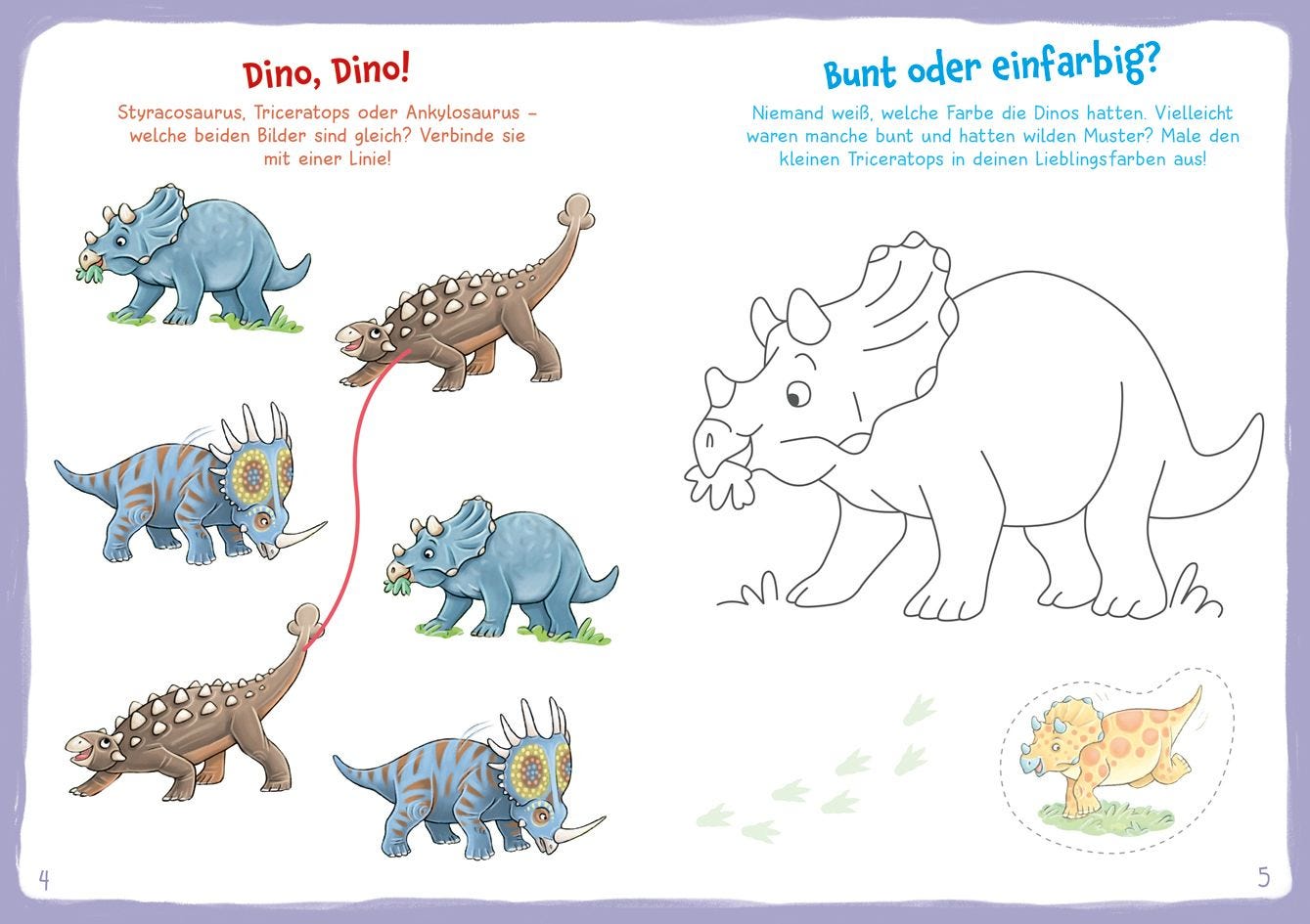 Malen Tessloff WAS IST WAS Meine Welt Mach mit! Dinos