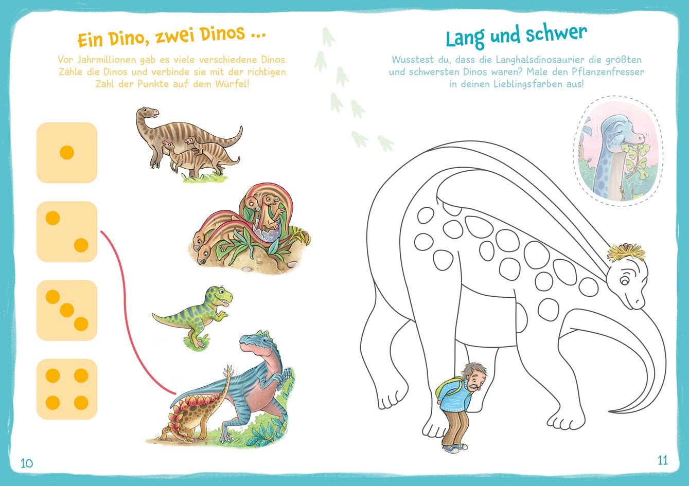 Malen Tessloff WAS IST WAS Meine Welt Mach mit! Dinos