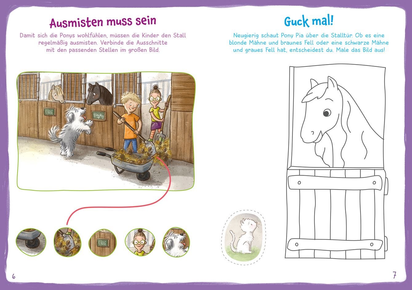 Malen Tessloff WAS IST WAS Meine Welt Mach mit! Ponys