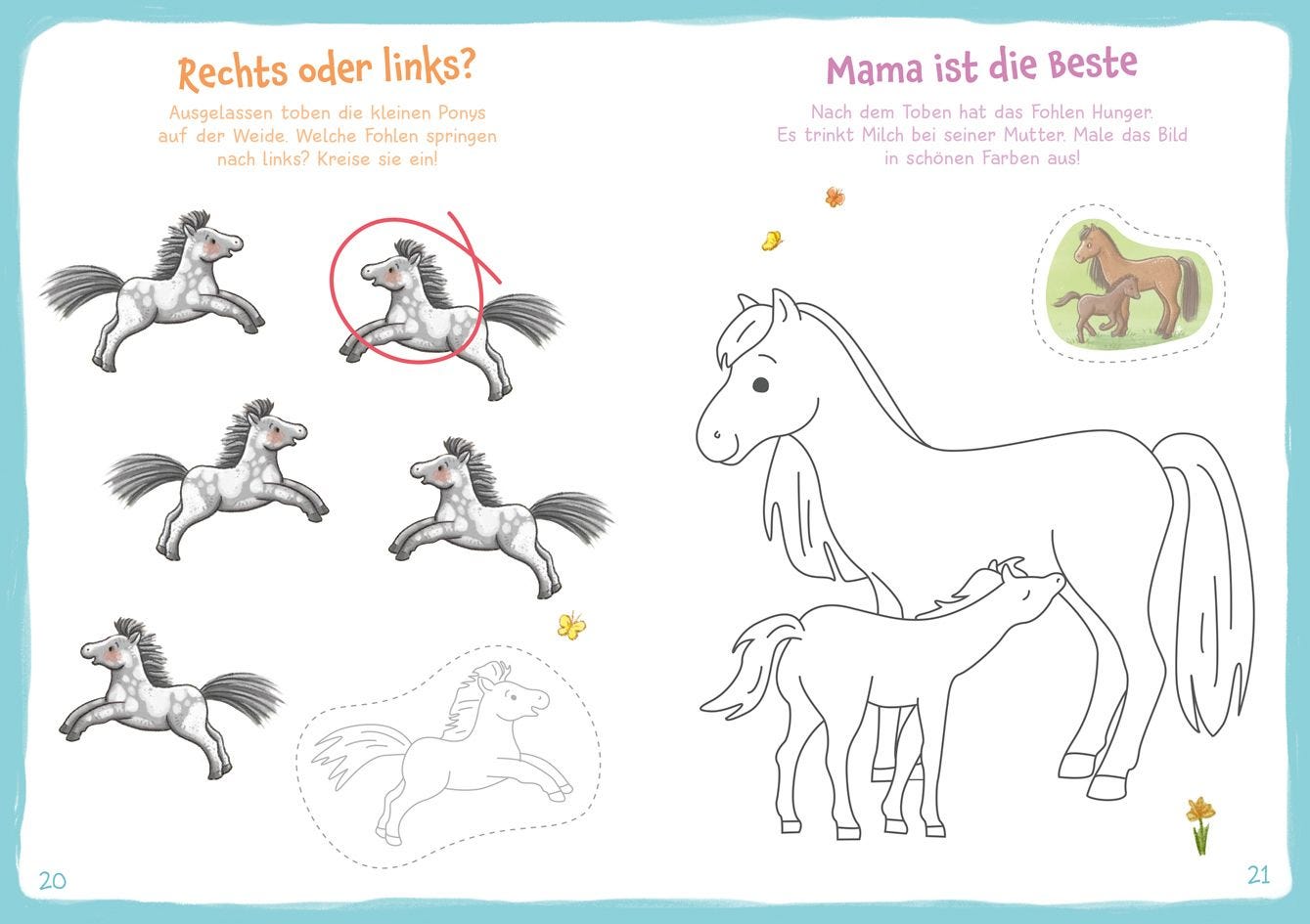 Malen Tessloff WAS IST WAS Meine Welt Mach mit! Ponys