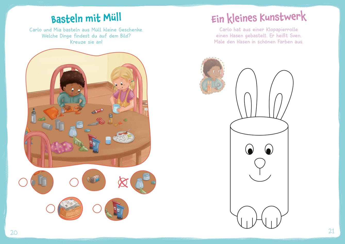 Malen Tessloff WAS IST WAS Meine Welt Mach mit! Müllabfuhr