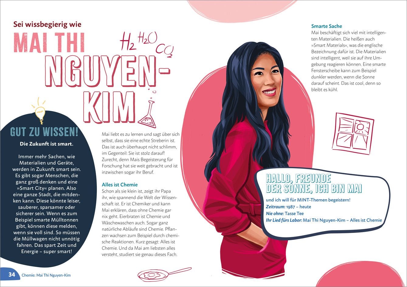 Buch Tessloff Fantastische Forscherinnen. Mit 30 Frauen die Welt der MINT-Wissenschaften entdecken