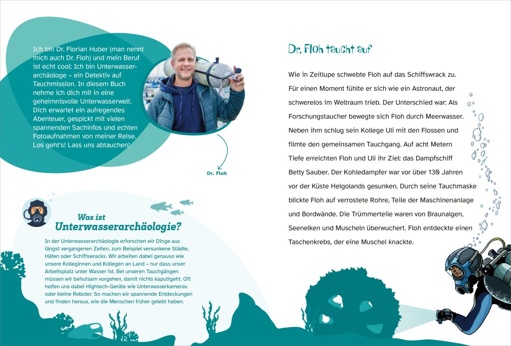 WAS IST WAS. Dr. Floh taucht ab. Der Schatz der Cenote. Ein Tauchabenteuer