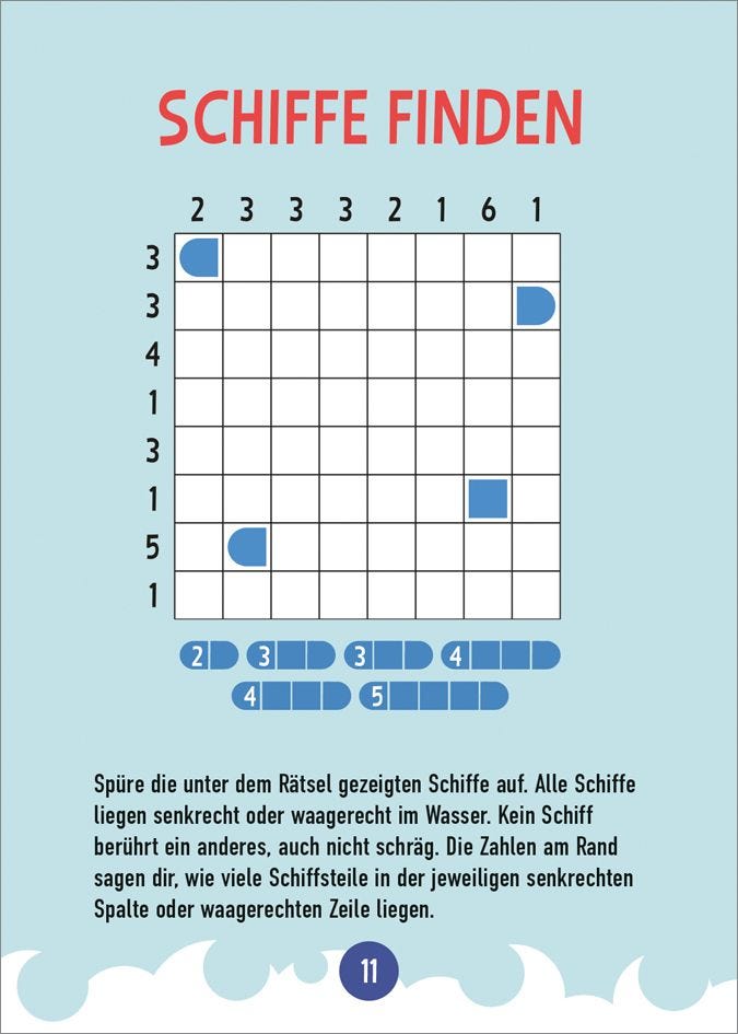Rätselbuch Tessloff Der kleine Heine. Mini Rätsel to go. Ab 10 Jahren