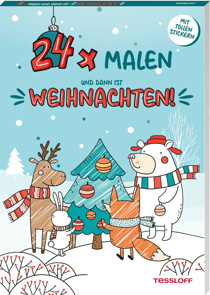 Malen Tessloff 24 x malen und dann ist Weihnachten!
