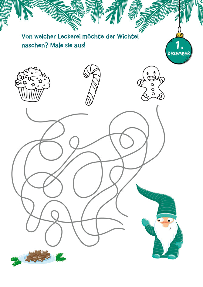 Rätselbuch Tessloff 24 x rätseln und dann ist Weihnachten!