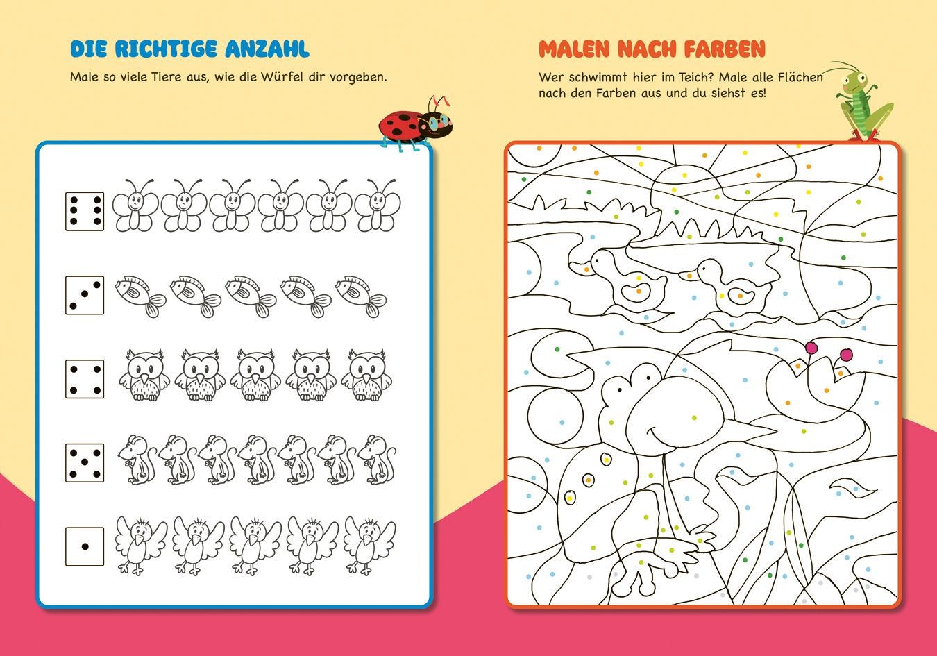 Malen Tessloff Malen und Rätseln für Kindergartenkinder. Tiere