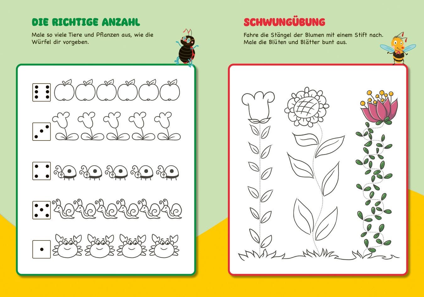 Malen Tessloff Malen und Rätseln für Kindergartenkinder. Natur